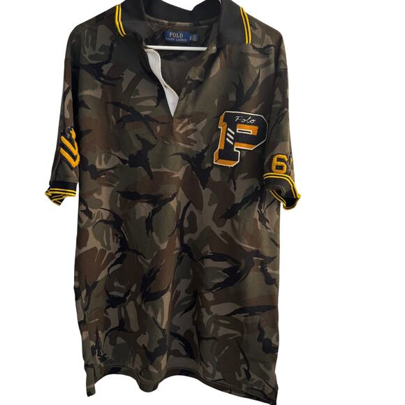 Polo Ralph Lauren Shirt Men's LT Camouflage Button Collared